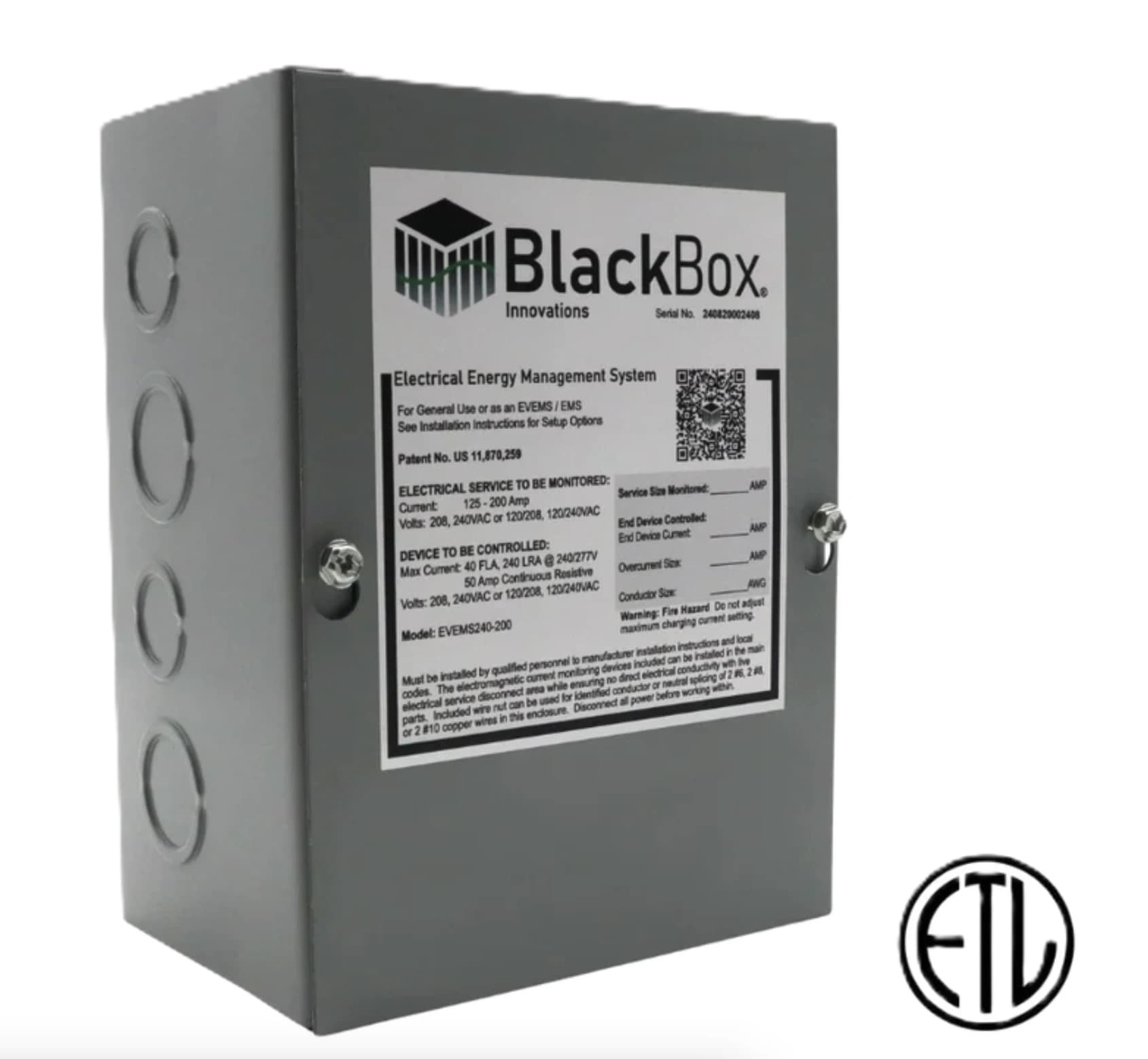 Black Box EVEMS240-200 Load Manager