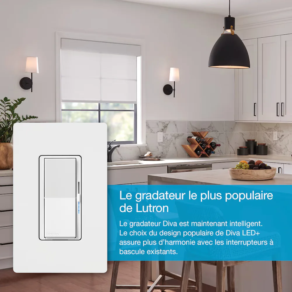 Lutron Caseta Diva Smart Dimmer