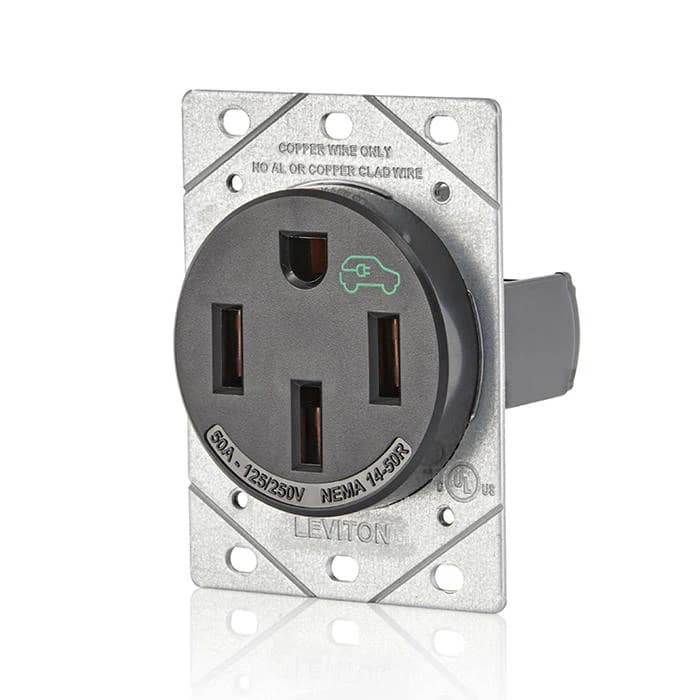 Leviton 1450R-R10 EV Outlet (Next to Panel)